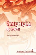 Okładka - Statystyka opisowa - Mieczysław Sobczyk