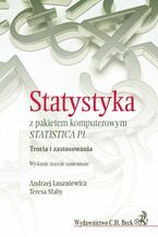 Okładka - Statystyka z pakietem komputerowym STATISTICA PL. Teoria i zastosowania - Teresa Słaby, Andrzej Luszniewicz