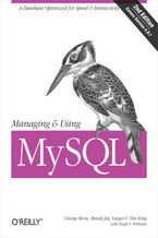 Okładka - Managing & Using MySQL. Open Source SQL Databases for Managing Information & Web Sites. 2nd Edition - Tim King, George Reese, Randy Yarger