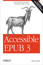 Okładka - Accessible EPUB 3 - Matt Garrish