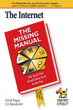 Okładka - The Internet: The Missing Manual. The Missing Manual - J. D. Biersdorfer, David Pogue