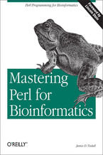 Okładka książki Mastering Perl for Bioinformatics
