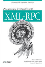 Okładka - Programming Web Services with XML-RPC. Creating Web Application Gateways - Simon St. Laurent, Joe Johnston, Edd Wilder-James