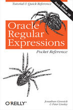 Okładka - Oracle Regular Expressions Pocket Reference - Jonathan Gennick, Peter Linsley