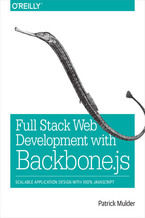 Okładka książki Full Stack Web Development with Backbone.js