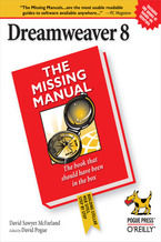 Okładka książki Dreamweaver 8: The Missing Manual. The Missing Manual