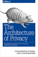 Okładka książki The Architecture of Privacy. On Engineering Technologies that Can Deliver Trustworthy Safeguards