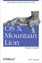 Okładka książki OS X Mountain Lion Pocket Guide