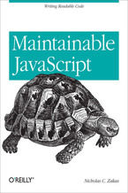 Okładka - Maintainable JavaScript. Writing Readable Code - Nicholas C. Zakas