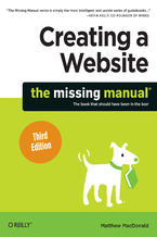 Okładka - Creating a Website: The Missing Manual. 3rd Edition - Matthew MacDonald
