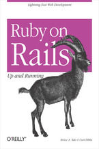 Okładka - Ruby on Rails: Up and Running. Up and Running - Bruce Tate, Curt Hibbs