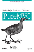 Okładka książki ActionScript Developer's Guide to PureMVC. Code at the Speed of Thought
