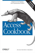 Okładka książki Access Cookbook. Solutions to Common User Interface & Programming Problems. 2nd Edition