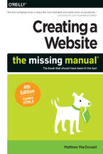 Okładka książki Creating a Website: The Missing Manual. 4th Edition