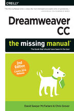 Okładka - Dreamweaver CC: The Missing Manual. Covers 2014 release. 2nd Edition - David Sawyer McFarland, Chris Grover