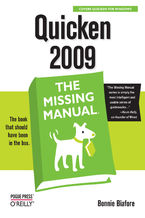 Okładka - Quicken 2009: The Missing Manual - Bonnie Biafore