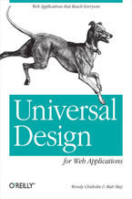 Universal Design for Web Applications. Web Applications That Reach Everyone