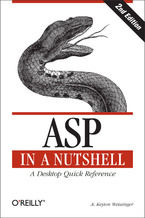 Okładka książki ASP in a Nutshell. A Desktop Quick Reference. 2nd Edition