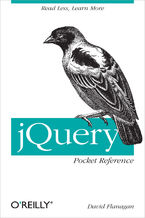 Okładka książki jQuery Pocket Reference. Read Less, Learn More