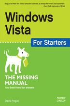 Okładka książki Windows Vista for Starters: The Missing Manual. The Missing Manual