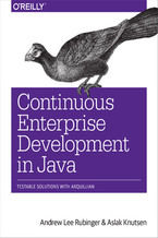Okładka - Continuous Enterprise Development in Java - Andrew Lee Rubinger, Aslak Knutsen