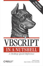 Okładka książki VBScript in a Nutshell. 2nd Edition
