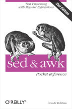 Okładka - sed and awk Pocket Reference. 2nd Edition - Arnold Robbins