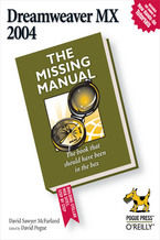 Okładka książki Dreamweaver MX 2004: The Missing Manual