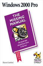Okładka - Windows 2000 Pro: The Missing Manual. The Missing Manual - Sharon Crawford