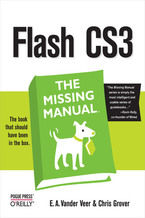 Okładka - Flash CS3: The Missing Manual - E. A. Vander Veer, Chris Grover