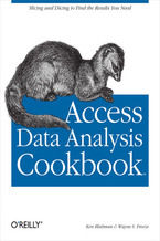 Okładka książki Access Data Analysis Cookbook