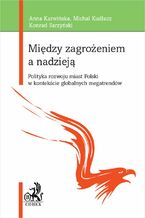 Okadka ksiki Midzy zagroeniem a nadziej. Polityka rozwoju miast Polski w kontekcie globalnych megatrendw