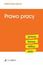 Okładka - Prawo pracy. Pytania. Kazusy. Tablice. Testy - Aneta Flisek