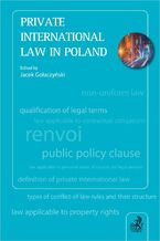 Okadka ksiki Private International Law in Poland