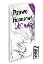 Okładka - Last Minute Prawo finansowe - Iwona Ciepiela, Tomasy Turek