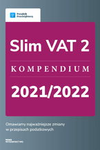Okładka - Slim VAT 2 - kompendium 2021/2022 - Kinga Jańczak