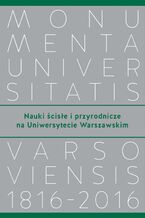 Okadka ksiki Nauki cise i przyrodnicze na Uniwersytecie Warszawskim