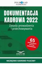 Okładka - Dokumentacja kadrowa 2022 - Praca zbiorowa