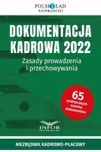 Okadka ksiki Dokumentacja kadrowa 2022