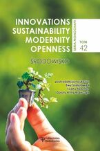 Okadka ksiki Innovations - Sustainability - Modernity - Openness. rodowisko. Tom 42