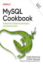 Okładka - MySQL Cookbook. 4th Edition - Sveta Smirnova, Alkin Tezuysal