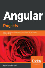 Okładka książki Angular Projects