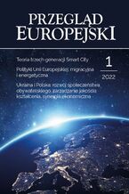 Okładka - Przegląd Europejski 1/2022 - Marta Witkowska