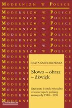 Słowo-obraz-dźwięk. Literatura i sztuki wizualne w koncepcjach polskiej awangardy 1918-1939