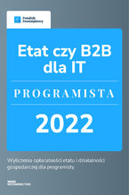 Okładka - Etat czy B2B dla IT - Programista - Kinga Jańczak