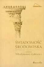 Okładka - Świadomość środowiska - Włodzimierz Galewicz