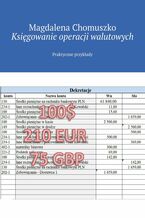 Okładka - Księgowanie operacji walutowych - Magdalena Chomuszko