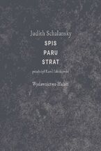 Okładka - Spis paru strat - Judith Schalansky