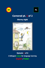 Okładka - Cornered Osaczony Stormy night 1 A bilingual e-book Dwujęzyczna e-książka - Adrian Fisher