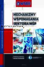 Okładka - Mechanizmy wspomagania sektora MŚP - Marian Stefański